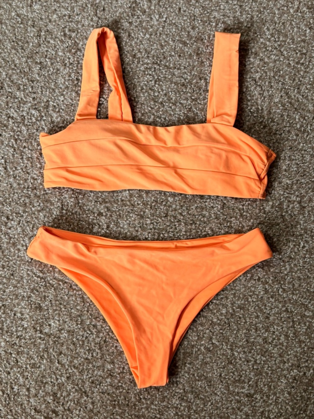 Orange Two-Piece Bikini Set